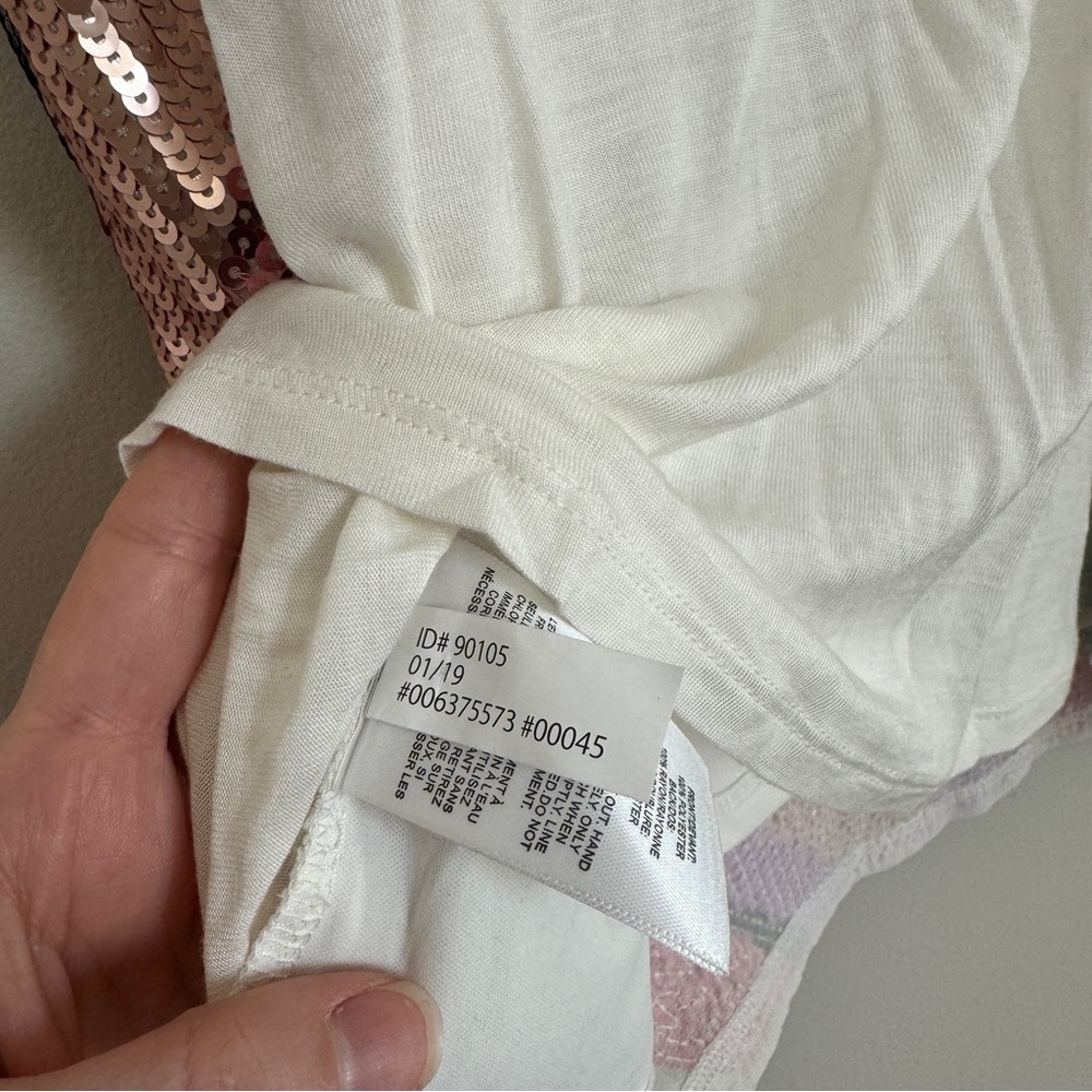 Express Sequined Chevron Tank - Picture 6 of 6